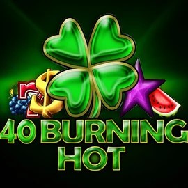 40 Burning Hot by Amusnet Interactive, showcased at luckeracasino.net.pl – game logo