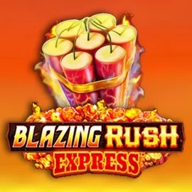 Blazing Rush Express online game logo by AreaVegas on luckeracasino.net.pl