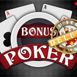 Bonus Poker Deluxe - 3 Hands slot visual from RTG (Reel Time Gaming) available on luckeracasino.net.pl
