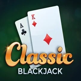 Classic Blackjack logo by Red Tiger Gaming at Luckera Casino