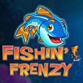 Fishin Frenzy online game logo by Blueprint Gaming on luckeracasino.net.pl