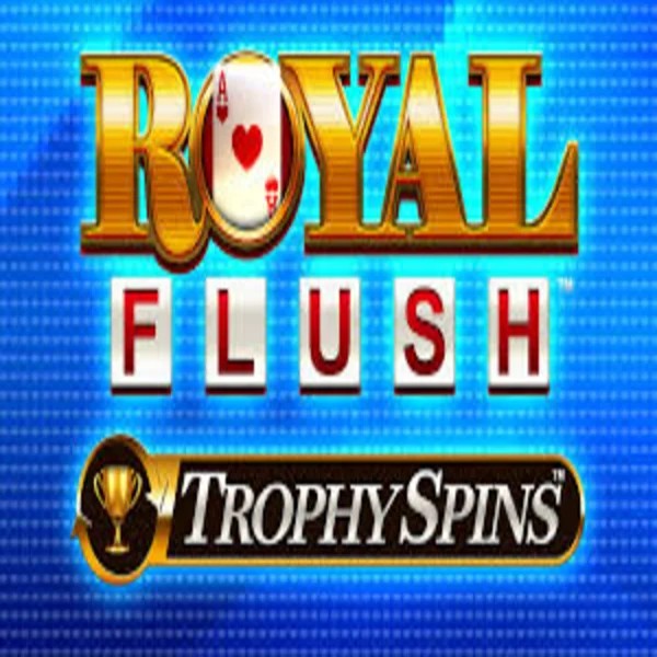 Royal Flush Trophy Spins game by Greentube – logo hosted on Luckera Casino
