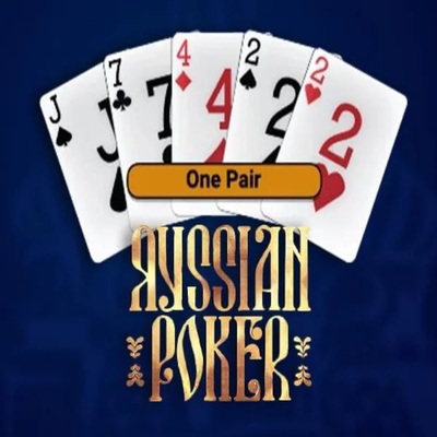 Russian Poker by OneTouch Games, showcased at luckeracasino.net.pl – game logo